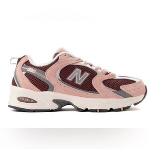 New Balance 530, Pink Moon/Washed Burgundy/Silver, Women’s 9.5